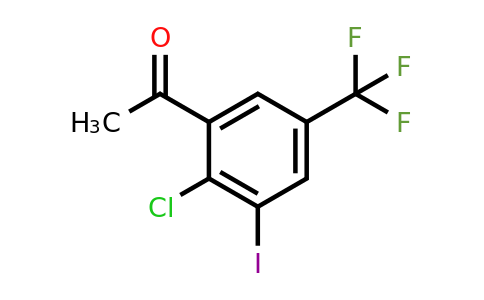 1805117-01-4 | 2'-Chloro-3'-iodo-5'-(trifluoromethyl)acetophenone