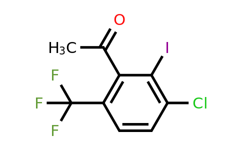 1805117-06-9 | 3'-Chloro-2'-iodo-6'-(trifluoromethyl)acetophenone