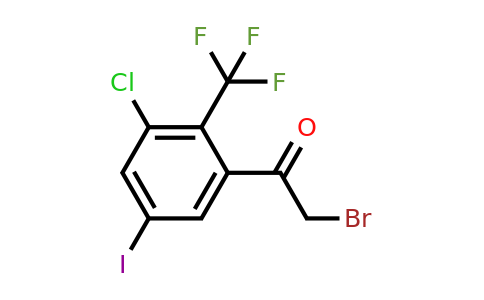 1805117-12-7 | 3'-Chloro-5'-iodo-2'-(trifluoromethyl)phenacyl bromide