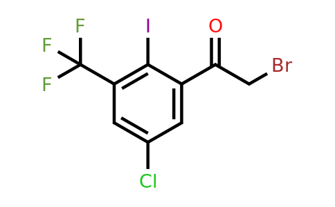 1805117-18-3 | 5'-Chloro-2'-iodo-3'-(trifluoromethyl)phenacyl bromide