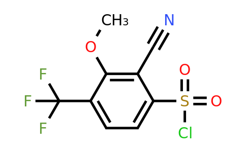 1805117-23-0 | 2-Cyano-3-methoxy-4-(trifluoromethyl)benzenesulfonylchloride