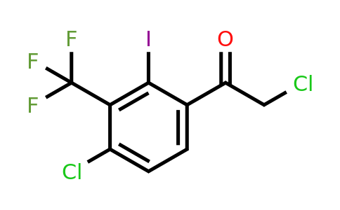 1805117-32-1 | 4'-Chloro-2'-iodo-3'-(trifluoromethyl)phenacyl chloride