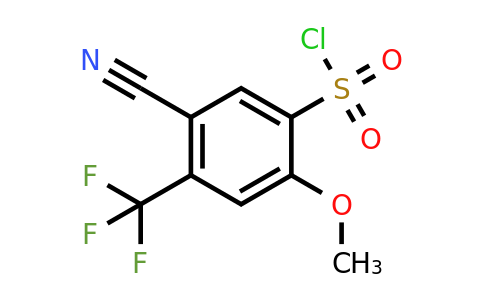 1805117-39-8 | 5-Cyano-2-methoxy-4-(trifluoromethyl)benzenesulfonylchloride