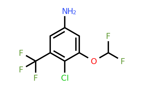 1805117-53-6 | 4-Chloro-3-difluoromethoxy-5-(trifluoromethyl)aniline