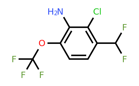 1805117-75-2 | 2-Chloro-3-difluoromethyl-6-(trifluoromethoxy)aniline