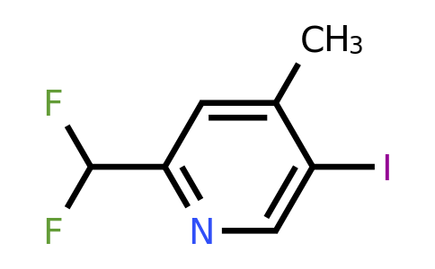 1805119-15-6 | 2-(Difluoromethyl)-5-iodo-4-methylpyridine