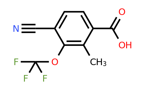 1805119-82-7 | 4-Cyano-2-methyl-3-(trifluoromethoxy)benzoic acid