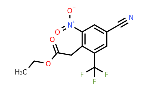 1805119-86-1 | Ethyl 4-cyano-2-nitro-6-(trifluoromethyl)phenylacetate