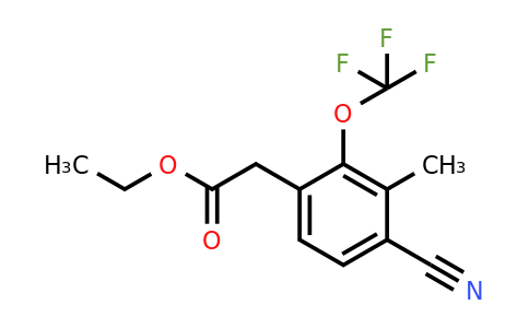 1805119-87-2 | Ethyl 4-cyano-3-methyl-2-(trifluoromethoxy)phenylacetate