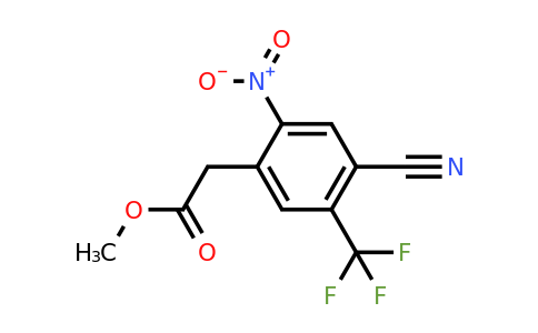 1805119-93-0 | Methyl 4-cyano-2-nitro-5-(trifluoromethyl)phenylacetate