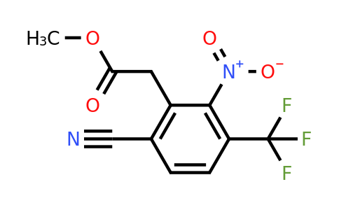 1805119-96-3 | Methyl 6-cyano-2-nitro-3-(trifluoromethyl)phenylacetate