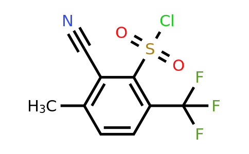 1805119-97-4 | 2-Cyano-3-methyl-6-(trifluoromethyl)benzenesulfonyl chloride
