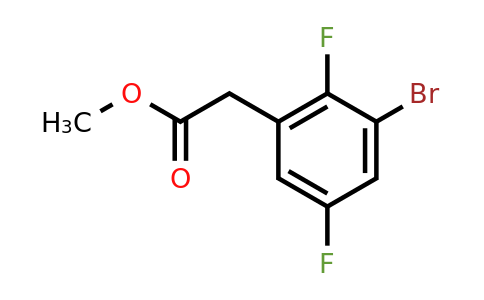 1805119-99-6 | Methyl 3-bromo-2,5-difluorophenylacetate