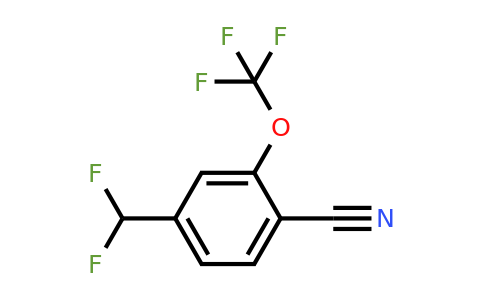 1805120-30-2 | 4-Cyano-3-(trifluoromethoxy)benzodifluoride