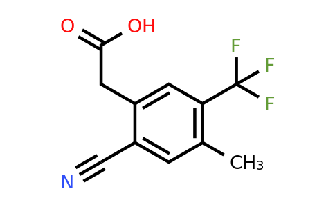 1805120-32-4 | 2-Cyano-4-methyl-5-(trifluoromethyl)phenylacetic acid