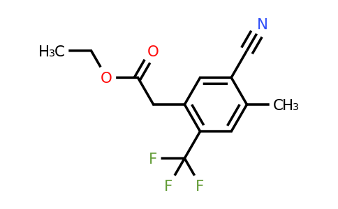 1805120-34-6 | Ethyl 5-cyano-4-methyl-2-(trifluoromethyl)phenylacetate
