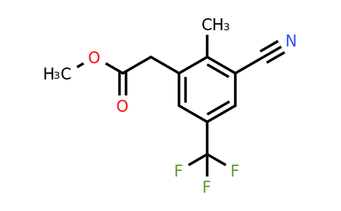 1805120-36-8 | Methyl 3-cyano-2-methyl-5-(trifluoromethyl)phenylacetate