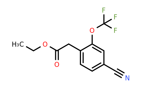 1805120-40-4 | Ethyl 4-cyano-2-(trifluoromethoxy)phenylacetate