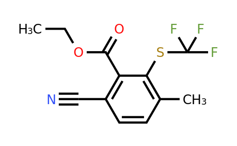 1805120-45-9 | Ethyl 6-cyano-3-methyl-2-(trifluoromethylthio)benzoate