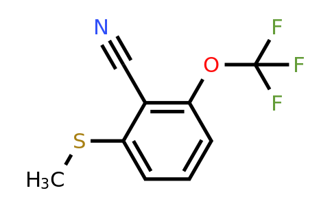 1805120-51-7 | 2-Cyano-3-(trifluoromethoxy)thioanisole