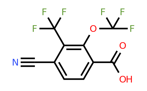 1805120-62-0 | 4-Cyano-2-trifluoromethoxy-3-(trifluoromethyl)benzoic acid