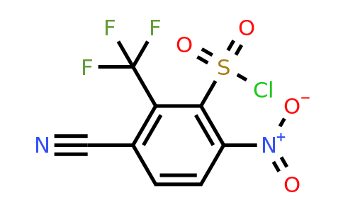 1805120-79-9 | 3-Cyano-6-nitro-2-(trifluoromethyl)benzenesulfonylchloride