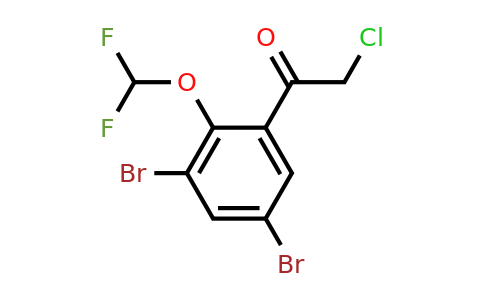 1805120-80-2 | 3',5'-Dibromo-2'-(difluoromethoxy)phenacyl chloride