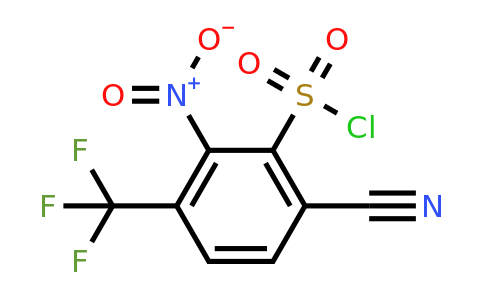 1805120-82-4 | 6-Cyano-2-nitro-3-(trifluoromethyl)benzenesulfonylchloride