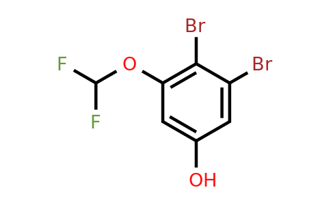 1805120-84-6 | 3,4-Dibromo-5-(difluoromethoxy)phenol