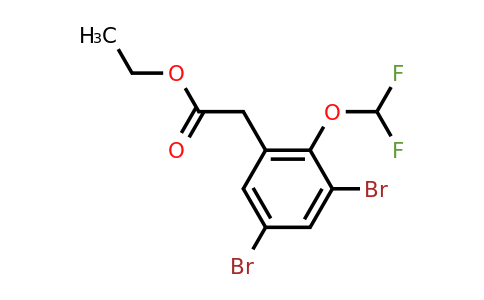 1805120-89-1 | Ethyl 3,5-dibromo-2-(difluoromethoxy)phenylacetate