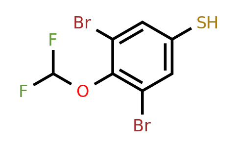 1805121-03-2 | 3,5-Dibromo-4-(difluoromethoxy)thiophenol