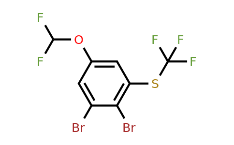 1805121-11-2 | 1,2-Dibromo-5-difluoromethoxy-3-(trifluoromethylthio)benzene