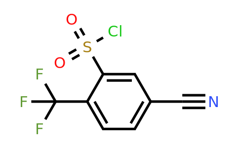 1805121-17-8 | 5-Cyano-2-(trifluoromethyl)benzenesulfonylchloride