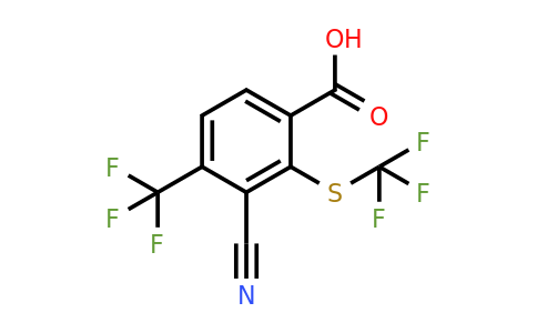 1805121-72-5 | 3-Cyano-4-trifluoromethyl-2-(trifluoromethylthio)benzoic acid