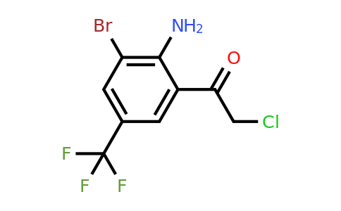 1805122-52-4 | 2'-Amino-3'-bromo-5'-(trifluoromethyl)phenacyl chloride