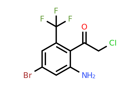 1805122-58-0 | 2'-Amino-4'-bromo-6'-(trifluoromethyl)phenacyl chloride