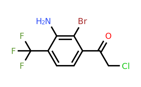 1805122-62-6 | 3'-Amino-2'-bromo-4'-(trifluoromethyl)phenacyl chloride