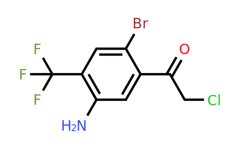 1805122-64-8 | 5'-Amino-2'-bromo-4'-(trifluoromethyl)phenacyl chloride