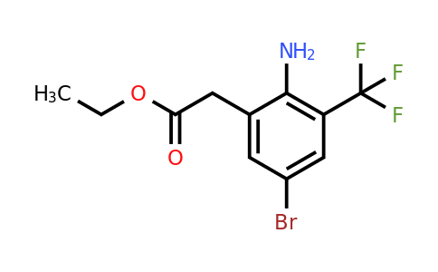 1805122-75-1 | Ethyl 2-amino-5-bromo-3-(trifluoromethyl)phenylacetate