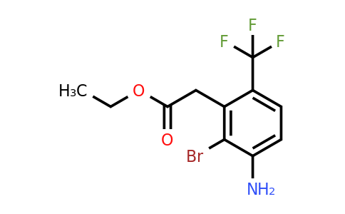 1805122-83-1 | Ethyl 3-amino-2-bromo-6-(trifluoromethyl)phenylacetate