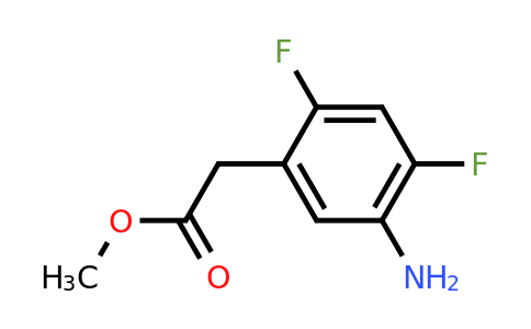 1805122-93-3 | Methyl 5-amino-2,4-difluorophenylacetate