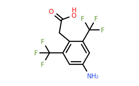 1805122-95-5 | 4-Amino-2,6-bis(trifluoromethyl)phenylacetic acid
