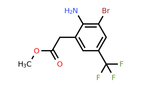 1805123-23-2 | Methyl 2-amino-3-bromo-5-(trifluoromethyl)phenylacetate
