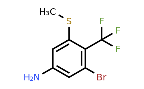 1805123-67-4 | 5-Amino-3-bromo-2-(trifluoromethyl)thioanisole