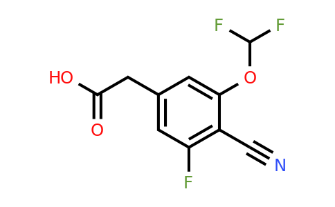 1805124-26-8 | 4-Cyano-3-difluoromethoxy-5-fluorophenylacetic acid