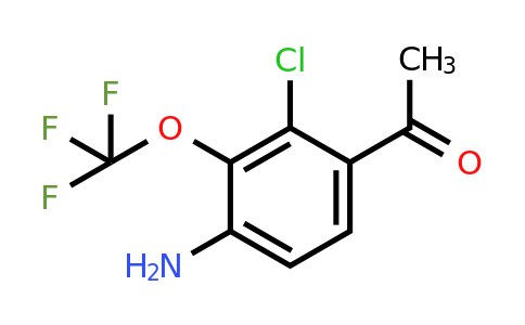 1805124-68-8 | 4'-Amino-2'-chloro-3'-(trifluoromethoxy)acetophenone
