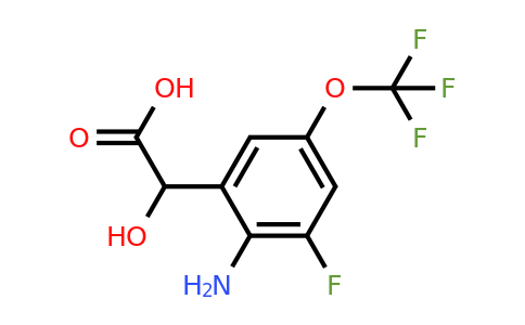 1805124-78-0 | 2-Amino-3-fluoro-5-(trifluoromethoxy)mandelic acid