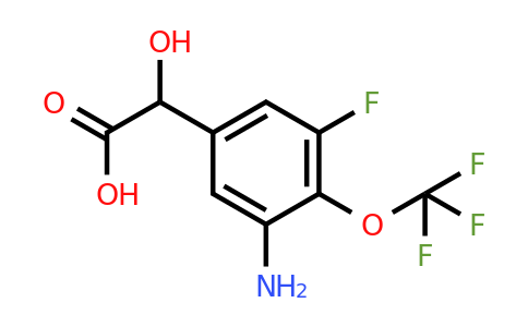 1805124-85-9 | 3-Amino-5-fluoro-4-(trifluoromethoxy)mandelic acid