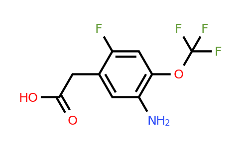 1805125-29-4 | 5-Amino-2-fluoro-4-(trifluoromethoxy)phenylacetic acid