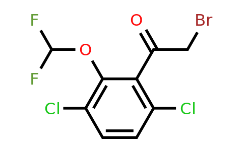 1805125-43-2 | 3',6'-Dichloro-2'-(difluoromethoxy)phenacyl bromide